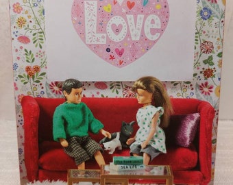 Lundby original sofa set, living room set.  Brand new.