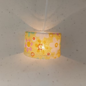 Ceiling lamp for dollhouse, selfmade