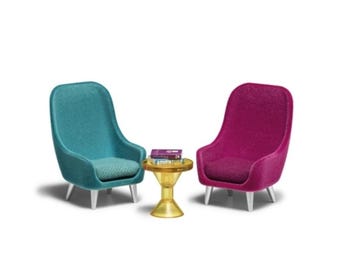 Lundby original armchair set, living room set. Brand new.