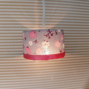 Ceiling lamp for dollhouse, selfmade