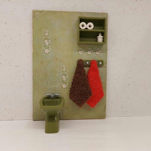 Lundby Badezimmerschrank, bidet.