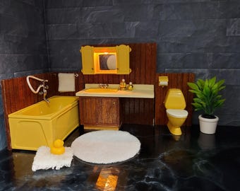 バスルーム Lundby オリジナル 3 パーツ アクセサリー付き - Etsy 日本