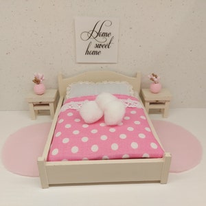 Lundby original bedroom set with tiny accessories inclusive