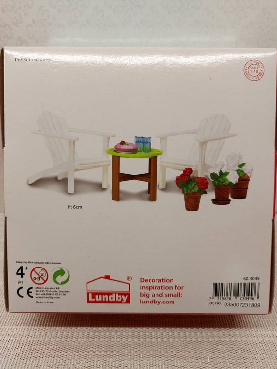 Lundby Original Garden Furniture Set Brand New. - Etsy Norway