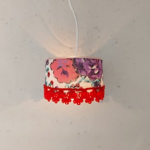 Ceiling lamp for dollhouse, selfmade