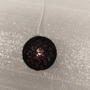 Ceiling lamp for dollhouse, selfmade