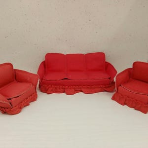 Lundby original sofa set, living room set
