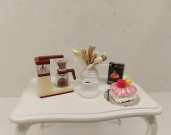 Lundby originale Kaffeemaschine, Moccamaster mit winzig kleinem Zubehör inklusive.