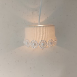Ceiling lamp for dollhouse, selfmade