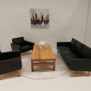 Lundby sofa set with tiny accessories inclusive