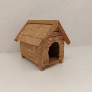 Doghouse for dollhouse.