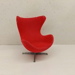 Lundby  / Brio Arne Jacobsen Egg chair from 60&#39;s- 70&#39;s for dollhouse