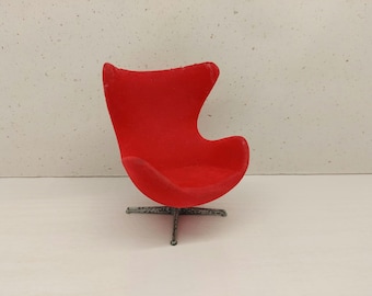Lundby  / Brio Arne Jacobsen Egg chair from 60's- 70's for dollhouse