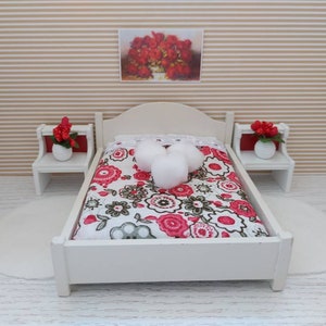 Lundby original bedroom set with tiny accessories inclusive