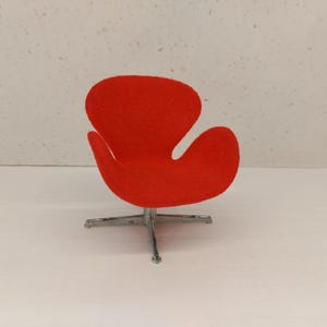 Lundby  / Brio Arne Jacobsen Swan chair from 60&#39;s- 70&#39;s for dollhouse.
