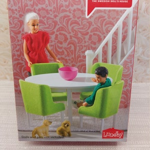 Lundby original dining set in original packaging