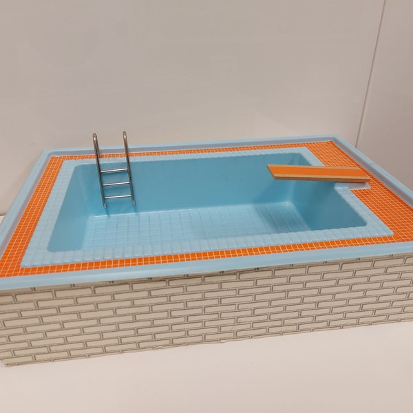 Piscine originale Lundby des années 70, rare