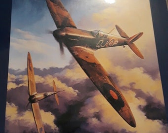 Original Spitfire Poster Signed by Nicolas Trudgian - Celebrating the Legend