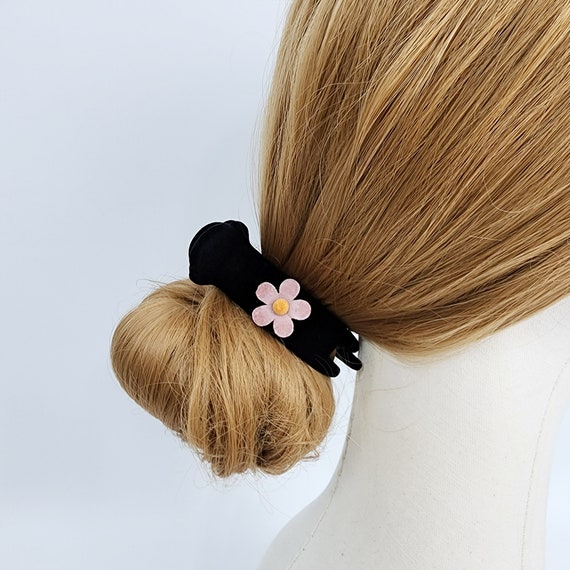 Mini Pony Tail Flower Claw Hair Clips