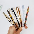 Leopard Extra Thin Headband (0.2 Inch) / Simple Line Tortoise Shell Headband / Hair Accessories for Woman product logo