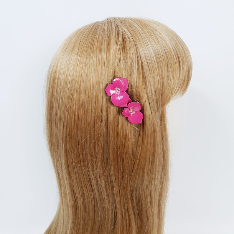 Karierte Haarspangen Bananenclips – Schwarz-weißes Design Für Dickes & Dünnes Haar