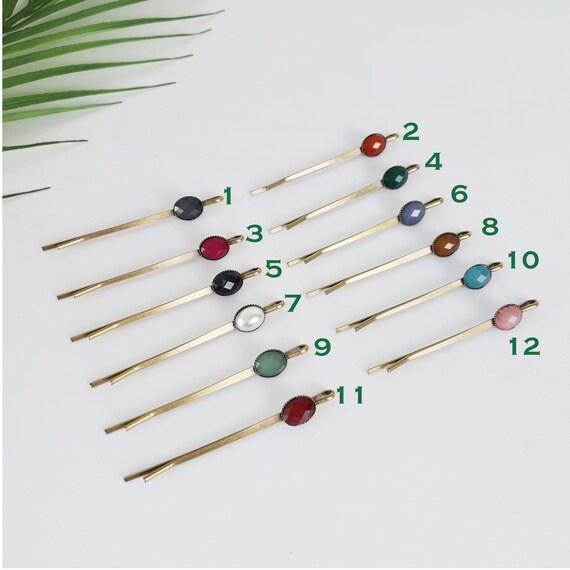 Mini Point Formica Hair Pin (2.6 Inch ) / Vintage Antique