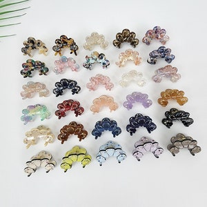 Crown Mini Hair Clips with Cubic / Luxurious French Hair Pin / Hair Accessory for Woman / French Barrette for Girl