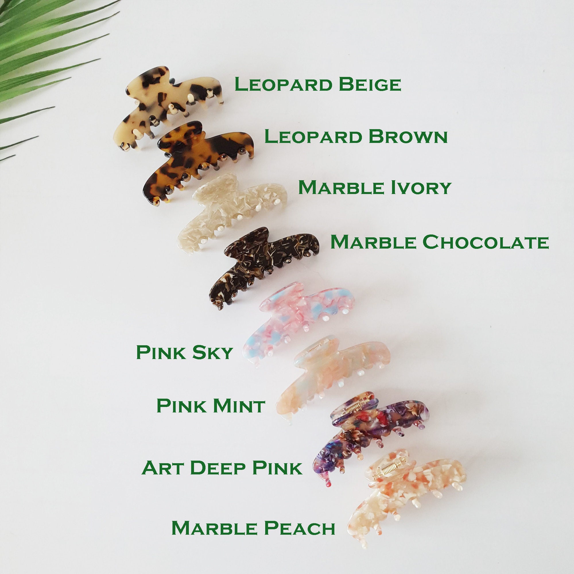 Tortoise Marble Dior Hair Clip / Leopard French Hair Claw / Etsy