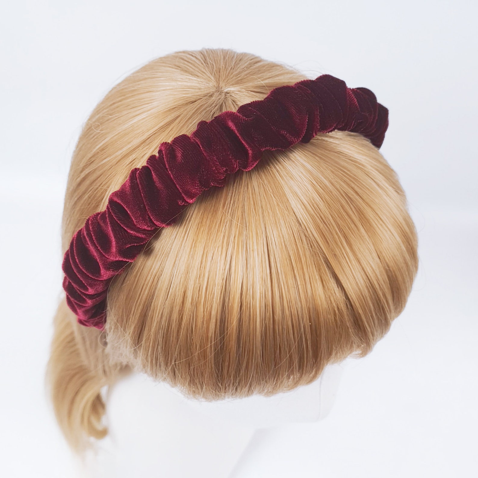 Velvet Wrinkle Simple Headband / Hair Accessories for Woman Etsy