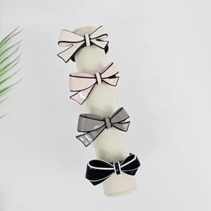 Pastellfarbe Großes Band Dicker Pferdeschwanz Haargummi (3,1 Zoll) / Einfacher niedlicher Pferdeschwanzhalter / Haarschmuck für Frauen