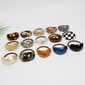 Leopard Round Curve Hair Tie / Tortoise Shell Ponytail Holder / Hair Accessory for Woman / French Hair Tie product logo