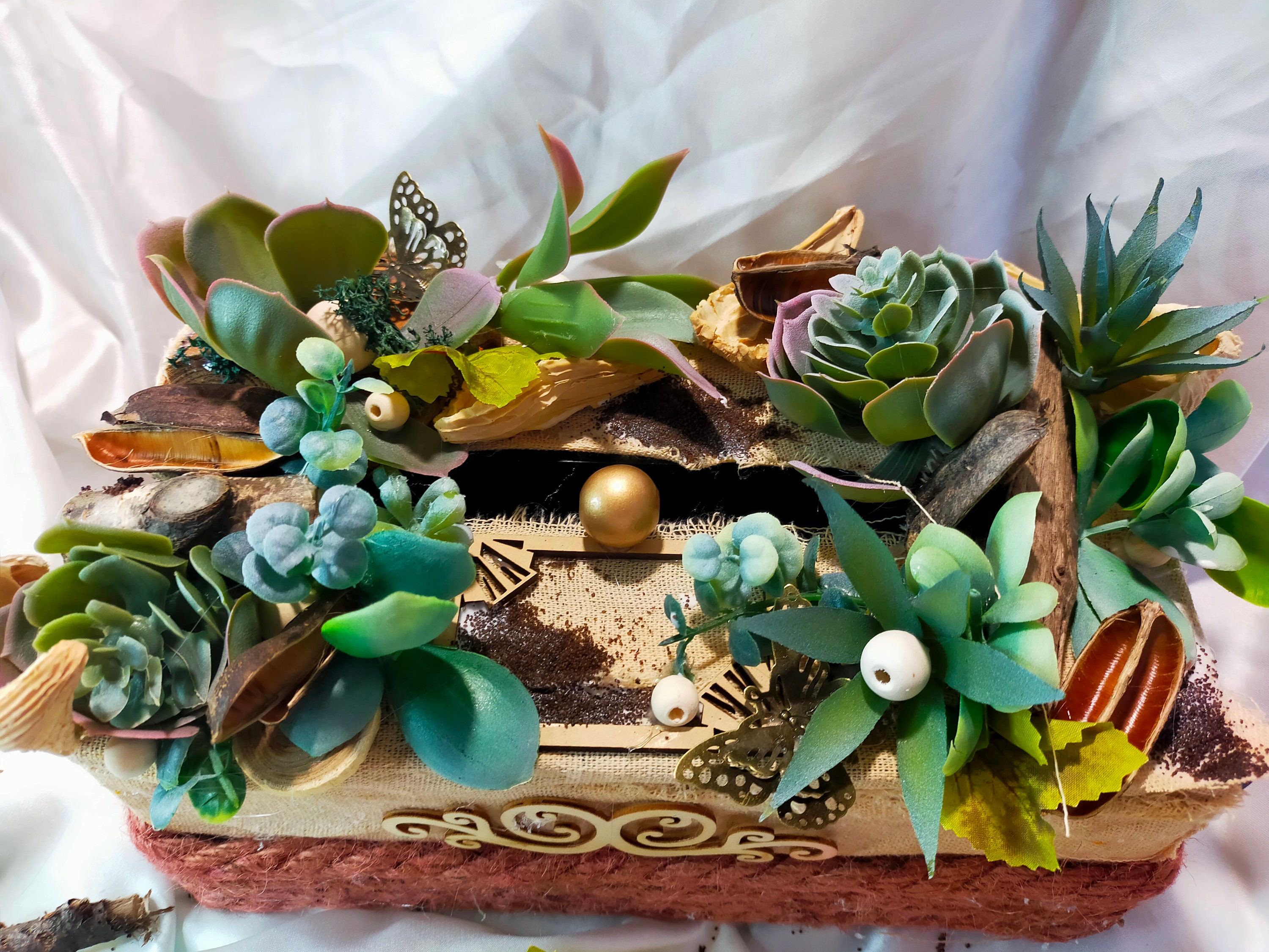 Boite Mouchoir Printemps