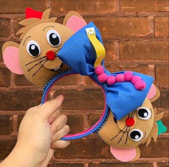 Cinderella Mickey Ears. Gus Gus and Jaq Mickey Ears. Mickey - Etsy