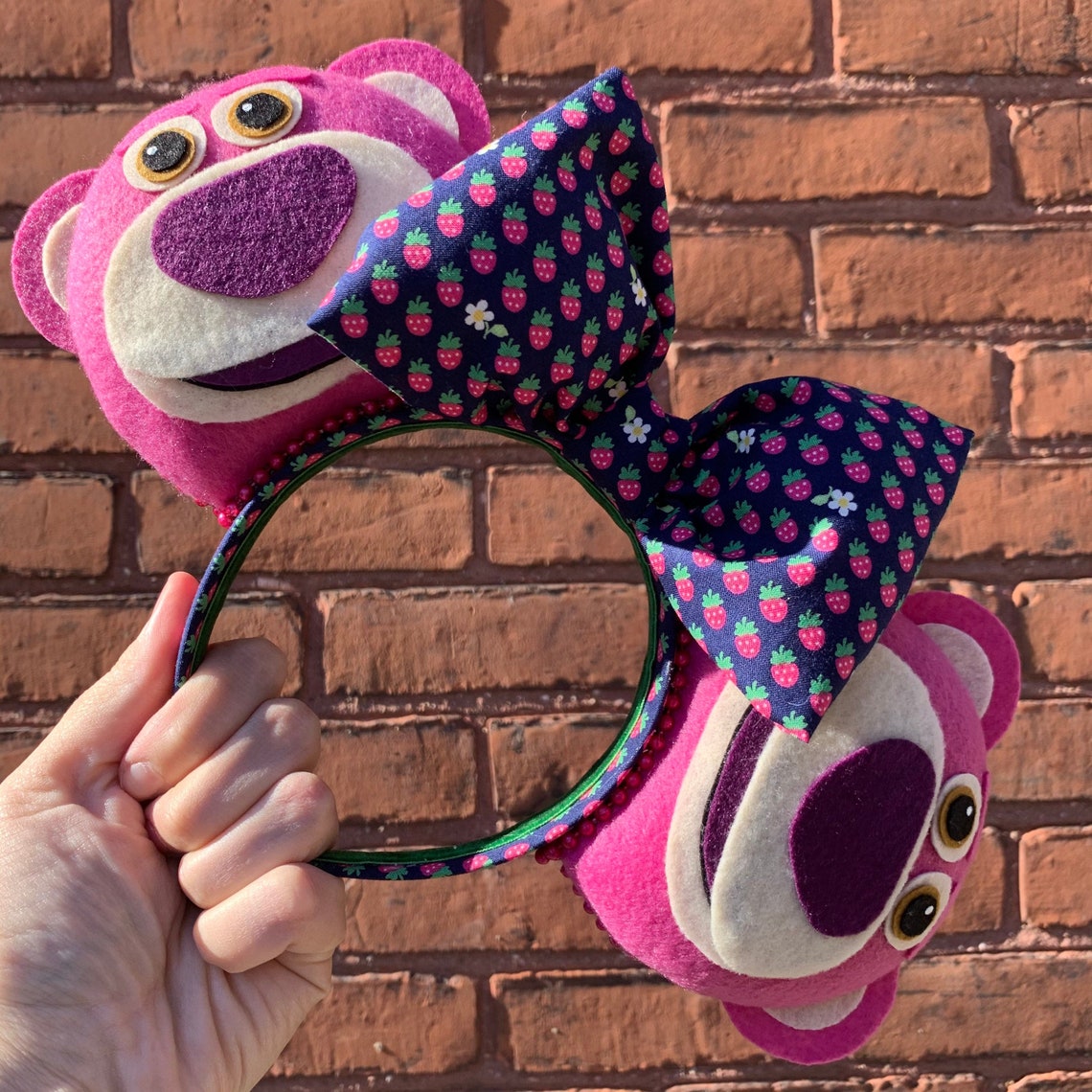 Lotso Mickey Ears. Toy Story Mickey Ears. Mickey Mouse Ears. Etsy