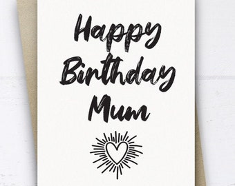 Cartão de feliz aniversário para mamãe, cartão de aniversário fofo para mamãe mamãe, cartão de aniversário para mamãe