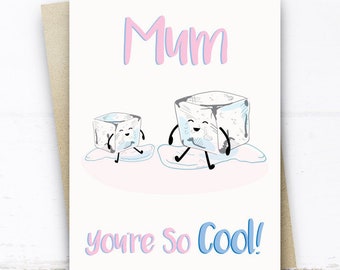 Lustige Karte für Mama, lustige Muttertagskarte, lustige Geburtstagskarte Mama, coole Karte, Mama Geburtstagskarte, Mama Karte von Sohn Tochter, Muttertag