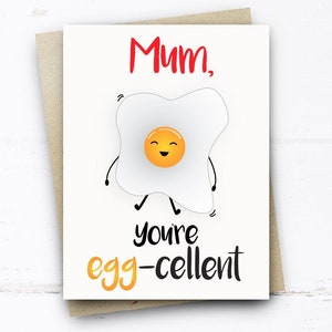 Tarjeta divertida para mamá, mamá eres celista de huevos, tarjeta del día de las madres, tarjeta de cumpleaños de mamá, tarjeta de madrastra, tarjeta de agradecimiento mamá mamá mamá