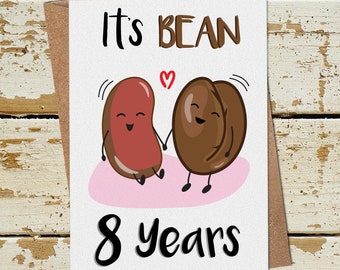 Funny 8 Year Anniversary Card 8th Anniversary Card Funny - Etsy Israel Funny 8 Year Anniversary Card 8th Anniversary Card Funny - Etsy Israel