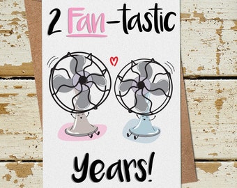 Funny 2 Year Anniversary Card, 2nd Anniversary Card, Funny Anniversary Card Husband Wife Boyfriend Girlfriend, 2nd Wedding Anniversary Card