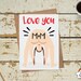 Funny Naked Lady Card, Funny Mothers Day Card, Funny Birthday Card Mum Card from Daughter, Mum Birthday Card, Mothers Day Card from Daughter 