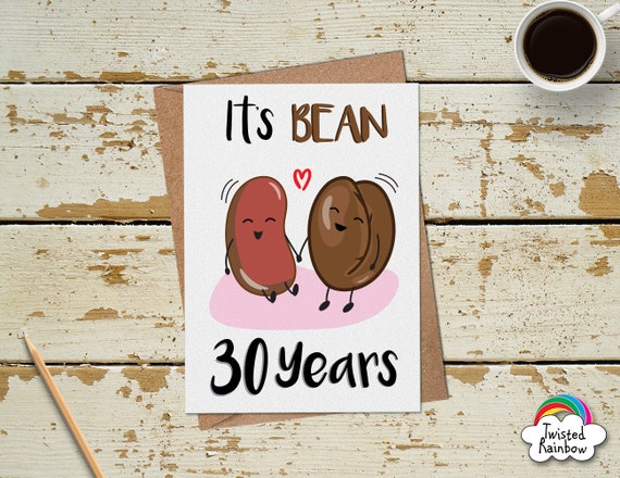 Funny 30 Year Anniversary Card, 30th Wedding Anniversary Card, Anniversary Card Husband Wife Mum Dad Parents Couple, 30th Anniversary Card