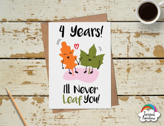 4 year wedding anniversary for him