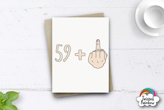 Lustige Geburtstagskarte Zum 60. – Witziges Design Für Freunde & Familie, 20,3x13,5 Cm, Mit Umschlag