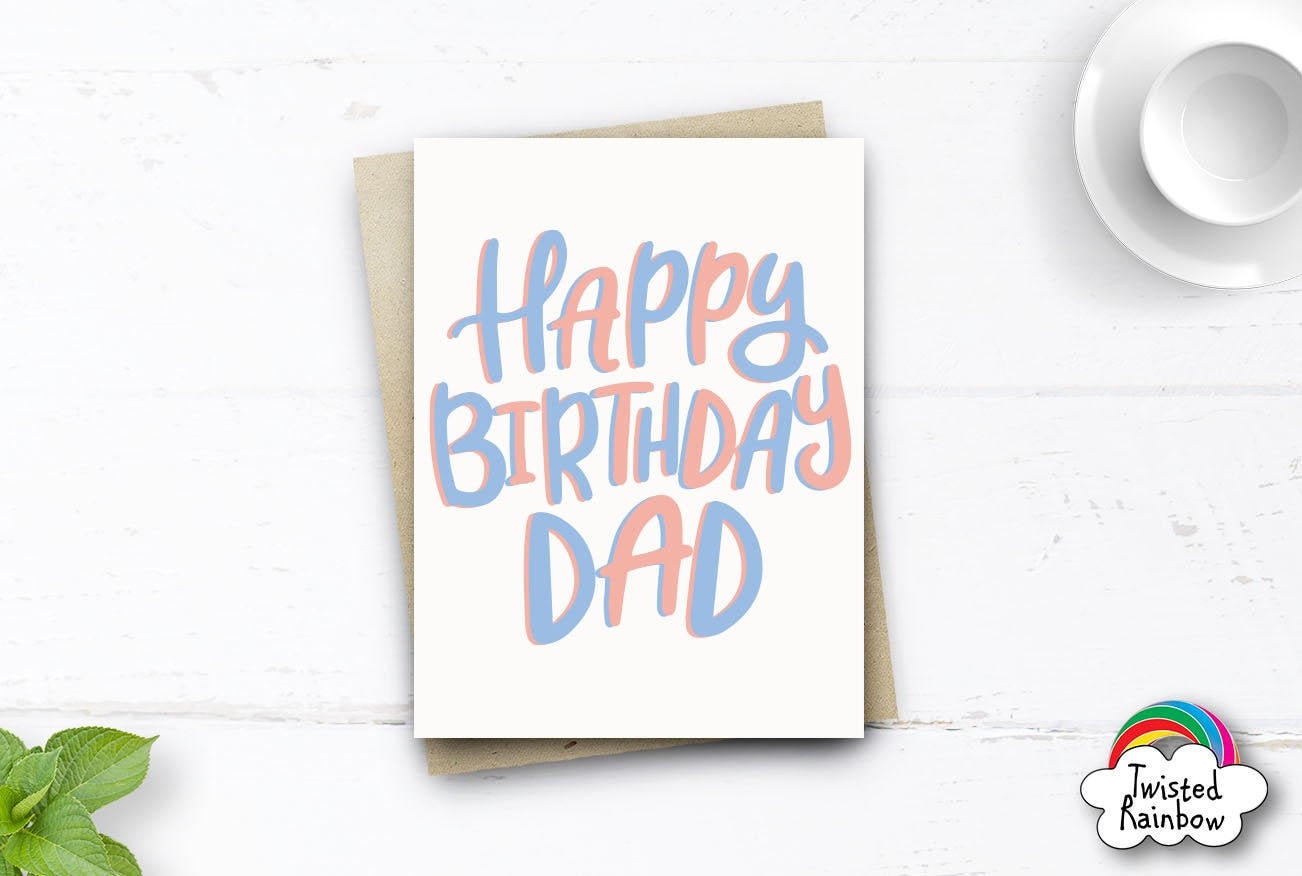 Alles Gute zum Geburtstag Papa Karte Geburtstagskarte für Etsy