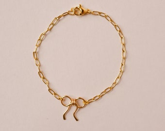 Bow Bracelet |chunky bow bracelet, bow statement, bow jewelry, wire bow, ribbon bow bracelet, bow charm, bow jewelry, bows, bow pendant|