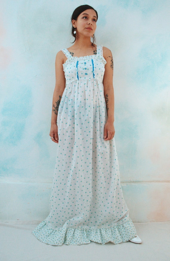 Handmade Prairie Dress // Ditsy Floral Print