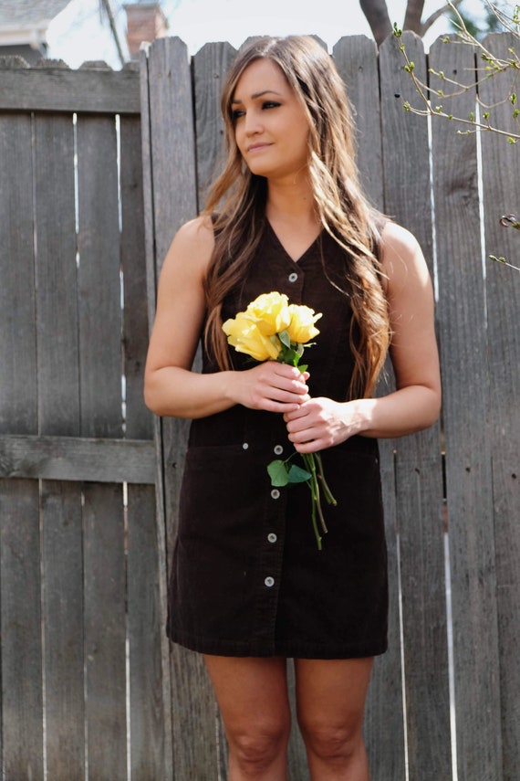 Corduroy Mini Dress