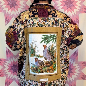 The Partridge Coat — Handmade Quilt Jacket (Sustainable • Patchwork • Upcycled • Oversized)