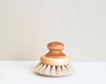 Bath Brush With Knob | Body brush | Shower brush | Reducing cellulite | Oil-treated Maple | Horsehair | Zero-Waste | Biodegradable | Eco