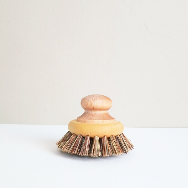 Wooden Pan Brush | Oil-treated Maple| Union mixture | Scrub brush | Pot brush | Pot scrubber | Dish brush | Eco | Zero-Waste | Biodegradable